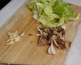 豚肉と白菜のクリームパスタ作り方1写真