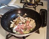 豚肉と白菜のクリームパスタ作り方3写真