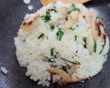 ニラとちくわの後がけお醤油チャーハン作り方3写真