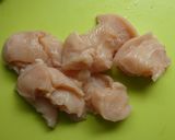 鶏肉と白菜のにんにく味噌あんかけ作り方1写真