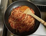 超簡単☆背徳のオムレツ風ナポリタンうどん作り方6写真