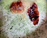 【スープ食】秋のよもぎで緑なスープ作り方4写真