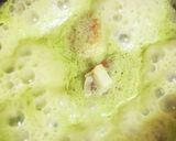 【スープ食】秋のよもぎで緑なスープ作り方5写真