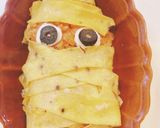 ハロウィンに ミイラオムライス作り方5写真