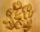 おつまみ系♪ふりふりカレーポテト作り方2写真