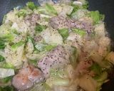 キャベツと鶏肉の旨煮作り方4写真