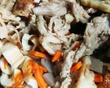 レンコンと豚肉の5色きんぴら作り方7写真