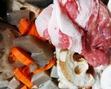 レンコンと豚肉の5色きんぴら作り方6写真