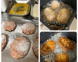 サクサクっカレー味のメンチカツ☆海苔弁当作り方4写真