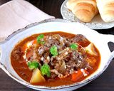牛すじ肉で♡とろけるロゼビーフシチュー作り方8写真