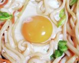 簡単フライパンひとつ♪巣籠もり焼きうどん作り方3写真