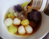 芋圓（いもだんご）のスイーツ作り方36写真