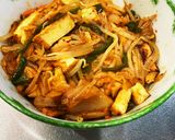 簡単！手抜き！キムチ野菜炒めオムレツ作り方6写真