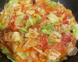 サバとトマトのパスタ作り方6写真