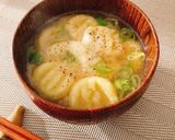 じゃがいものニョッキで洋風ほっこり味噌汁作り方7写真