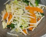 野菜別添え、ないよりましの「焼うどん」作り方1写真