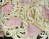 野菜別添え、ないよりましの「焼うどん」作り方4写真