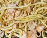 野菜別添え、ないよりましの「焼うどん」作り方5写真