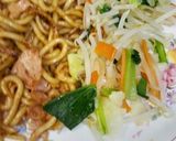 野菜別添え、ないよりましの「焼うどん」作り方6写真