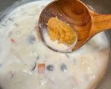 え？湯豆腐のリメイク!?ミルクスープ作り方4写真