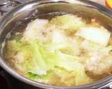 ふぁふぁ肉団子でほっこり味噌汁♡作り方4写真