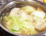 ふぁふぁ肉団子でほっこり味噌汁♡作り方4写真