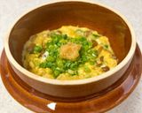 なめことオクラの姜葱醬たまご蒸し作り方6写真