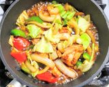 町中華の鶏もも肉と彩り野菜の中華炒め作り方7写真