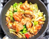 町中華の鶏もも肉と彩り野菜の中華炒め作り方6写真