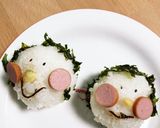 お顔のおにぎり作り方5写真