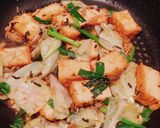 きざみ海苔ソースの厚揚げピリ辛炒め作り方4写真