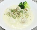 超簡単！ミートボールホワイトソース煮込み作り方9写真