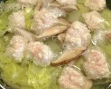 ふわふわ鶏団子の味噌鍋作り方3写真