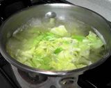 春キャベツたっぷりのアンチョビパスタ作り方2写真