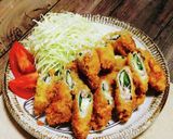 ✿豚肉と大葉のチーズ巻きフライ✿作り方3写真