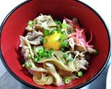 きのこ豚丼作り方5写真
