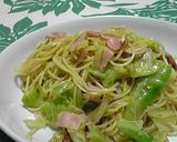 春キャベツたっぷりのアンチョビパスタ作り方5写真