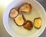 干し椎茸の豆乳クリームパスタ作り方1写真