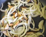 干し椎茸の豆乳クリームパスタ作り方4写真