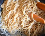 干し椎茸の豆乳クリームパスタ作り方6写真