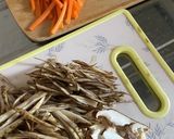 醤油麹できんぴらごぼう作り方1写真