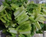 鶏ももと小松菜の炒め物作り方3写真