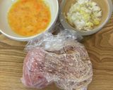 ふわふわたまご添え♩しっとり鶏チリ作り方1写真