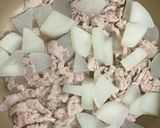♡豚肉と大根の甘辛煮♡作り方3写真