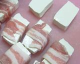 ちょい辛☆豆腐の豚バラ巻き作り方1写真