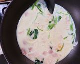 米粉のクリームパスタ作り方4写真