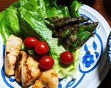 油少なめ、柔らか胸肉ソテー定食☆作り方4写真
