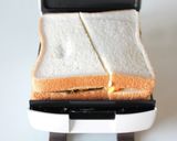 大満足な【スパムエッグのホットサンド】作り方4写真