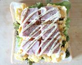 大満足な【スパムエッグのホットサンド】作り方3写真