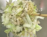白菜漬け風☆和風パスタ作り方4写真